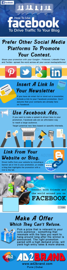use Facebook to drive traffic