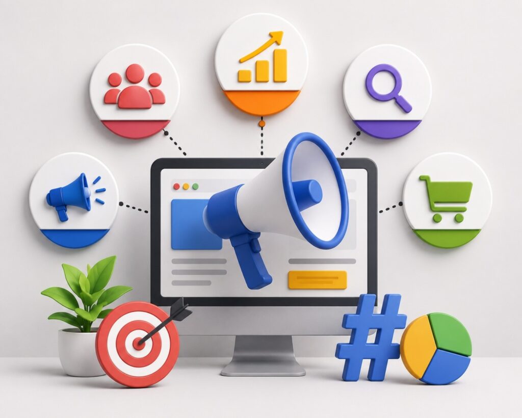 Five signs indicating a business needs digital marketing, including low online visibility and inconsistent customer enquiries